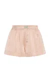 Comme Si La Boxer Classica Silk-charmeuse Shorts