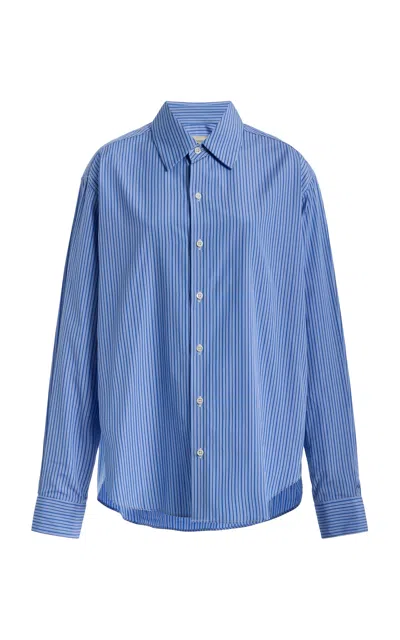 Comme Si La Classica Cotton Shirt In Blue
