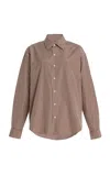 Comme Si La Classica Striped Cotton-poplin Shirt In Multi