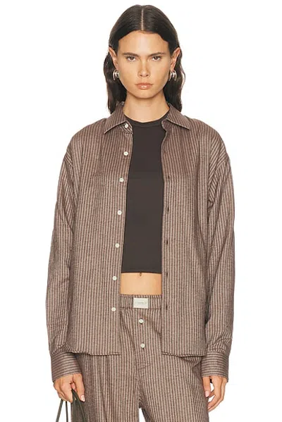 Comme Si La Shirt Classica In Brown