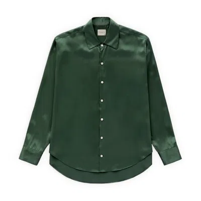 Comme Si La Shirt Classica In Silk Forest