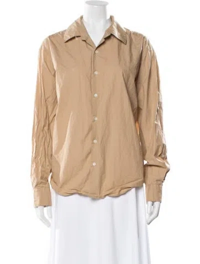 Pre-owned Comme Si Long Sleeve Button-up Top W/ Tags In Neutral