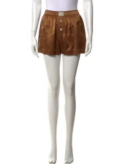 Pre-owned Comme Si Mini Shorts In Brown