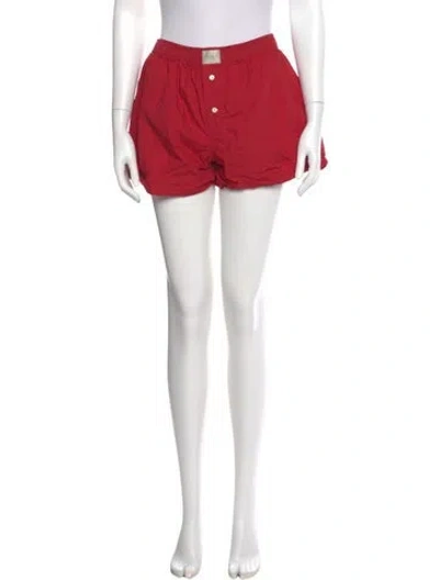 Pre-owned Comme Si Mini Shorts In Red