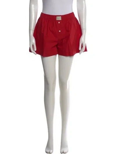 Pre-owned Comme Si Mini Shorts In Red