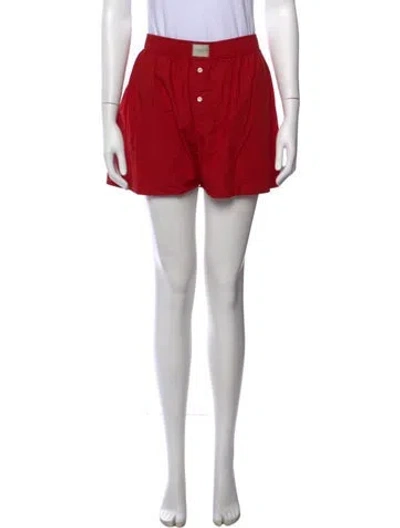 Pre-owned Comme Si Mini Shorts In Red