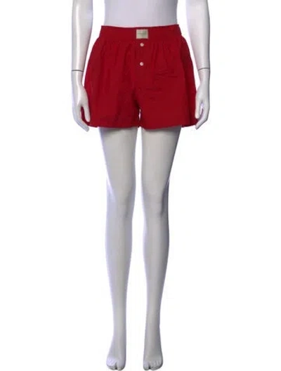 Pre-owned Comme Si Mini Shorts In Red