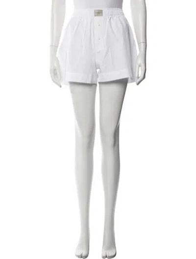 Pre-owned Comme Si Mini Shorts In White