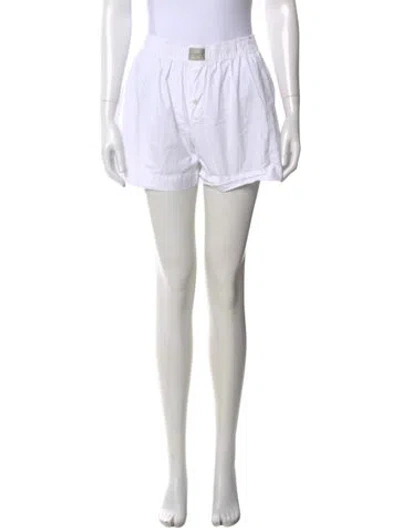 Pre-owned Comme Si Mini Shorts In White