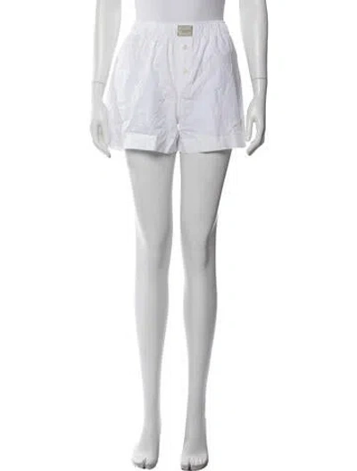 Pre-owned Comme Si Mini Shorts In White