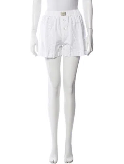 Pre-owned Comme Si Mini Shorts In White