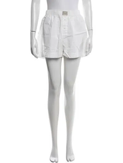 Pre-owned Comme Si Mini Shorts In White