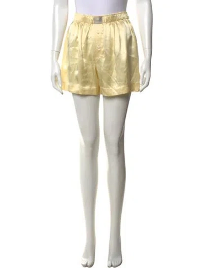 Pre-owned Comme Si Mini Shorts In Yellow