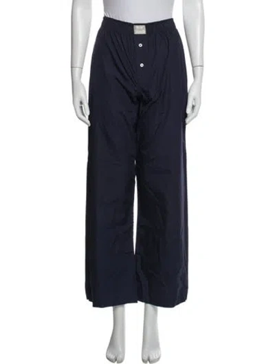 Pre-owned Comme Si Pleated Accents Pajamas In Blue