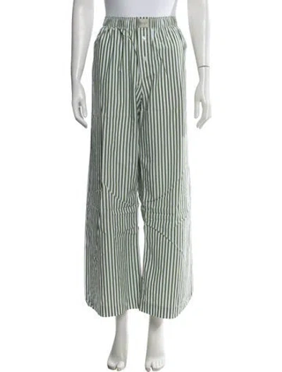 Pre-owned Comme Si Striped Pajamas In Green