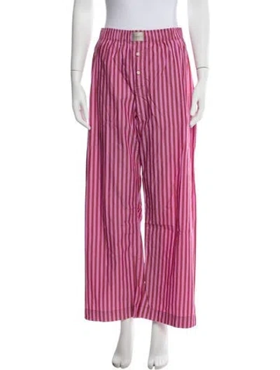 Pre-owned Comme Si Striped Pajamas In Pink
