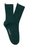 Comme Si The Cashmere Sock In Green