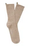 Comme Si The Cashmere Sock In Neutral