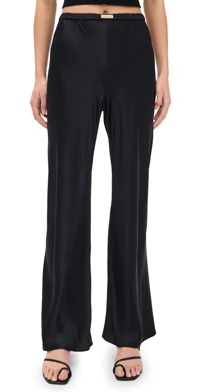 Comme Si The Silk Bias Pants Black