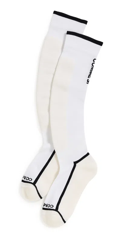 Comme Si The Ski Socks White/black Stripe