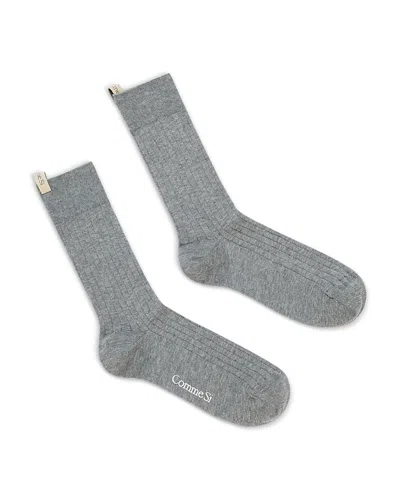 Comme Si The Yves Socks In Gray