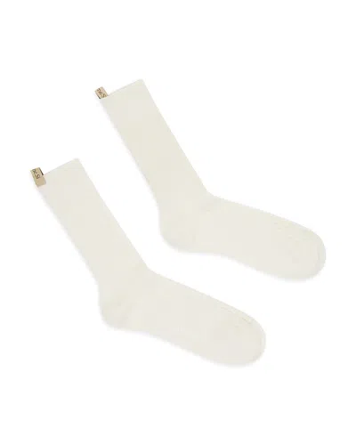Comme Si The Yves Socks In White