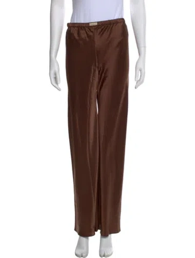 Pre-owned Comme Si Wide Leg Pants In Brown