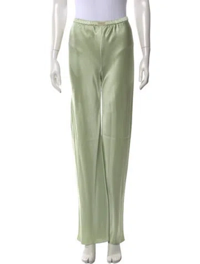 Pre-owned Comme Si Wide Leg Pants In Green