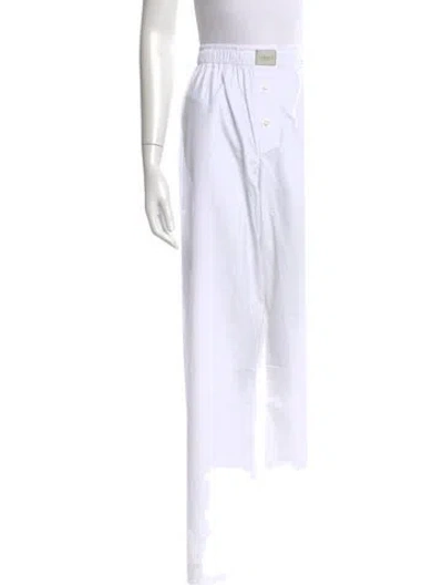 Pre-owned Comme Si Wide Leg Pants In White