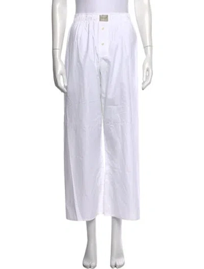 Pre-owned Comme Si Wide Leg Pants In White