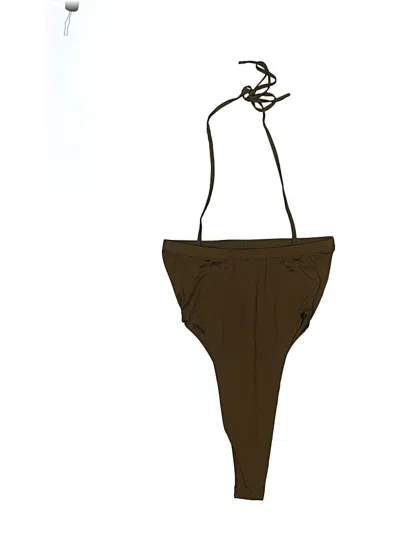 Pre-owned Commense Bodysuit In Brown