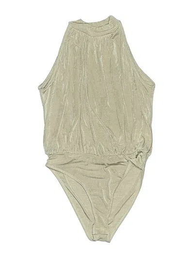 Pre-owned Commense Bodysuit In Gold