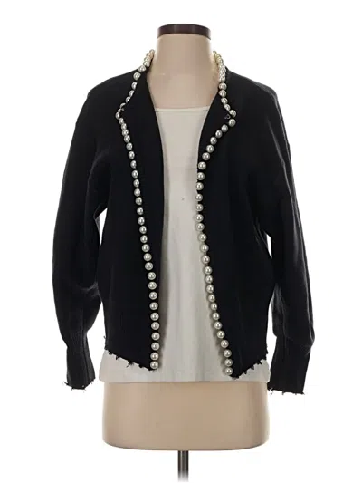 Pre-owned Commense Cardigan Sweater In Black