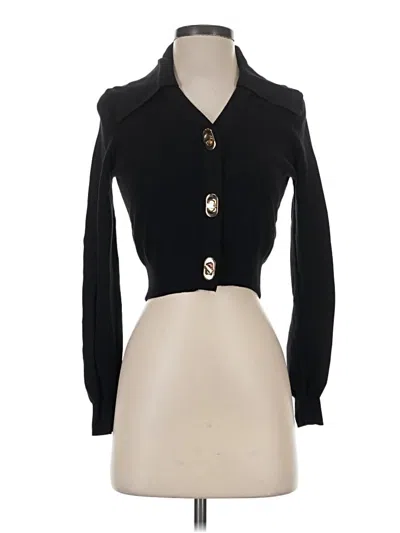Pre-owned Commense Cardigan Sweater In Black