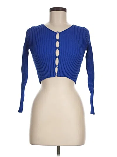 Pre-owned Commense Cardigan Sweater In Blue