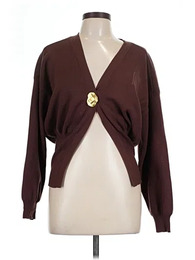 Pre-owned Commense Cardigan Sweater In Brown