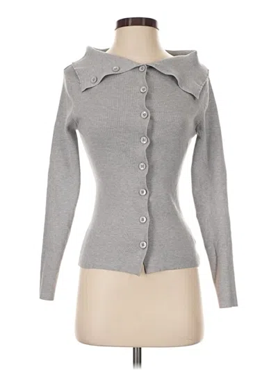 Pre-owned Commense Cardigan Sweater In Gray