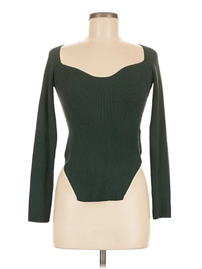 Pre-owned Commense Cardigan Sweater In Green