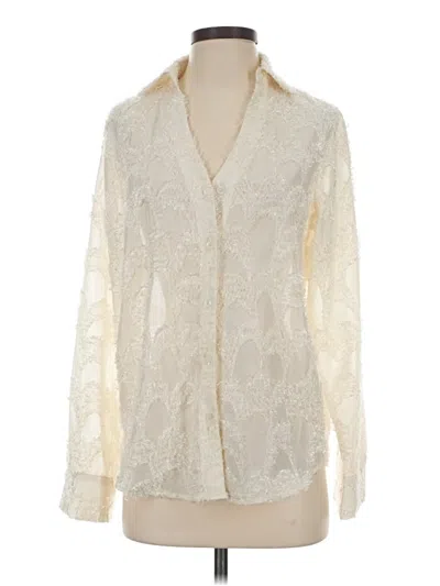Pre-owned Commense Cardigan Sweater In White