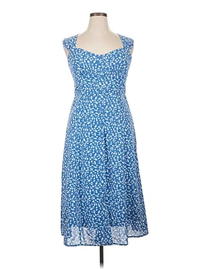 Pre-owned Commense Casual Dress In Blue