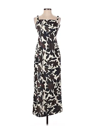 Pre-owned Commense Casual Dress In Brown