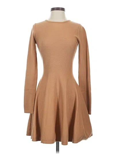 Pre-owned Commense Casual Dress In Brown