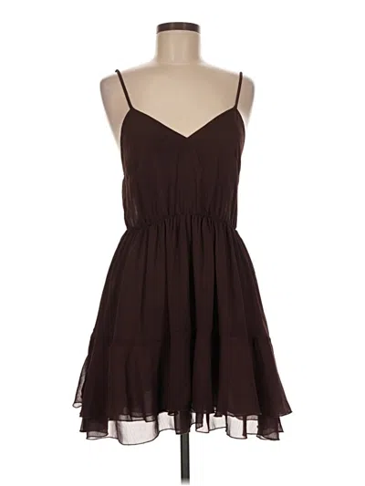 Pre-owned Commense Casual Dress In Brown