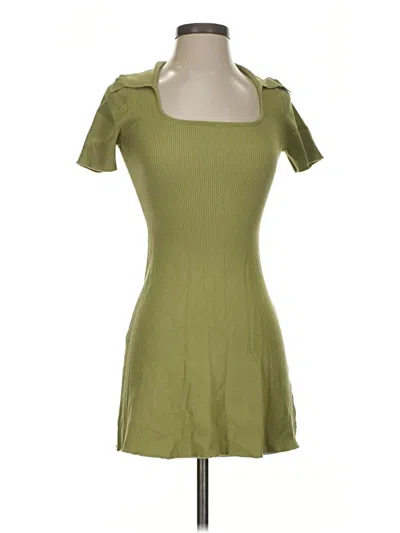 Pre-owned Commense Casual Dress In Green