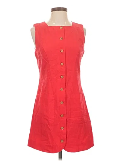 Commense Casual Dress In Red
