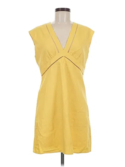 Pre-owned Commense Casual Dress In Yellow