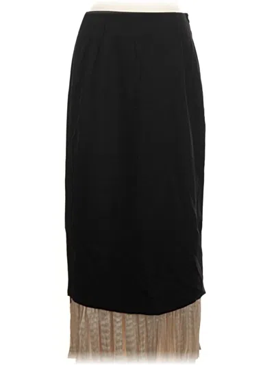 Pre-owned Commense Casual Skirt In Black