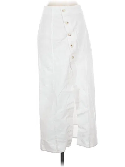 Pre-owned Commense Casual Skirt In White