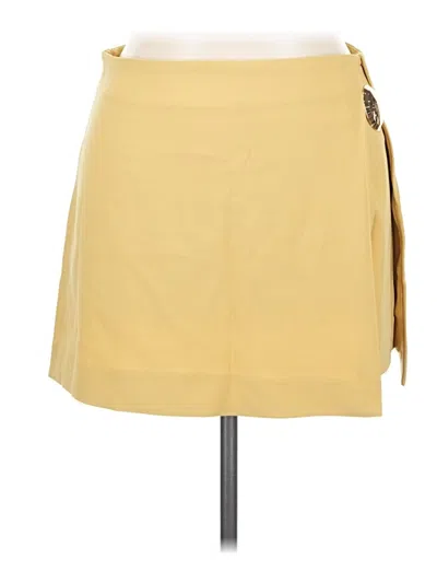 Pre-owned Commense Casual Skirt In Yellow