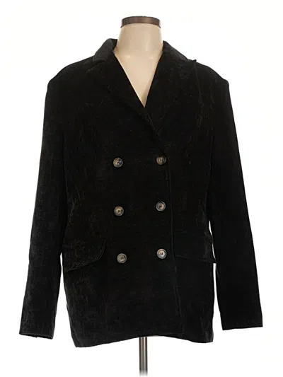 Pre-owned Commense Coat In Black